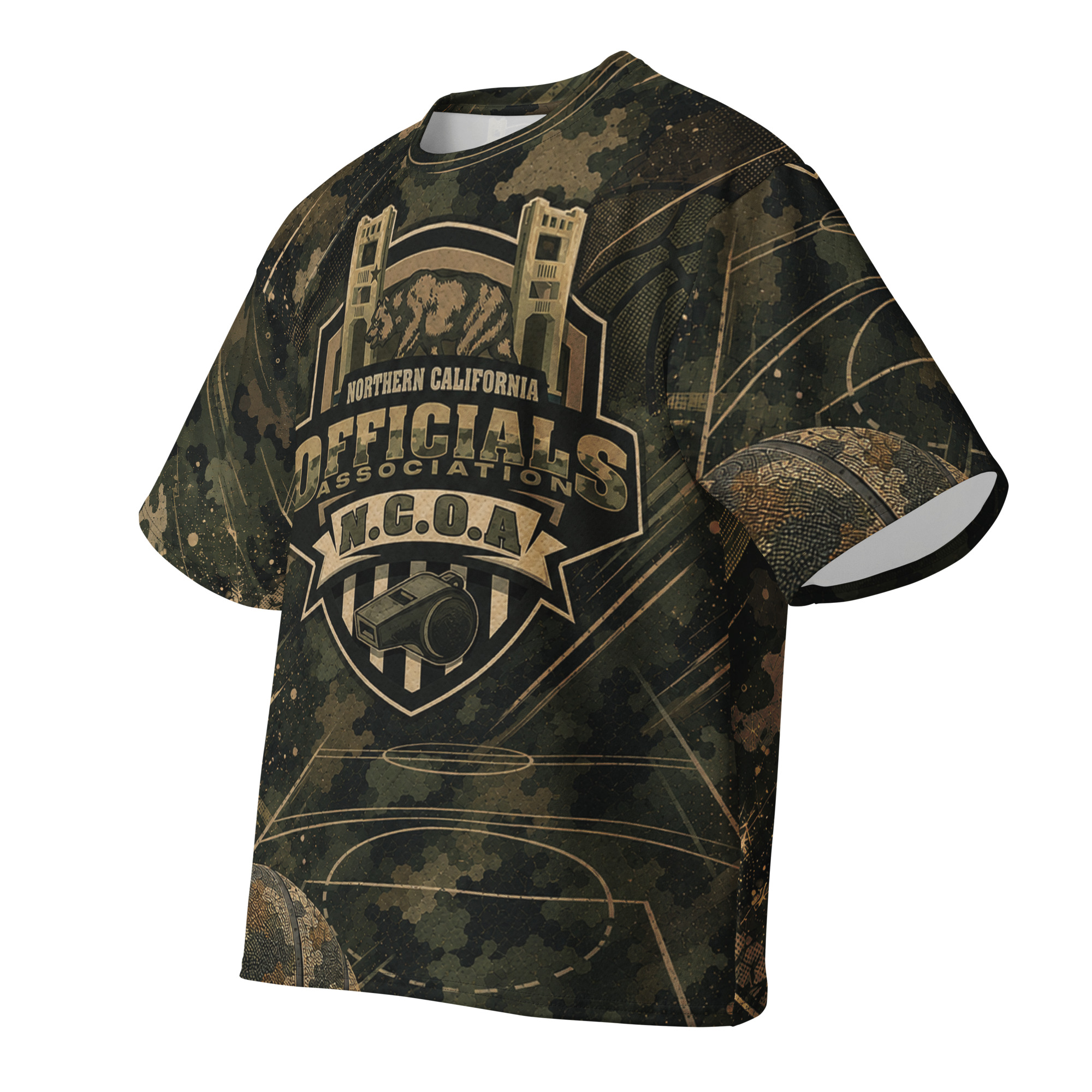Camo Style - Oversized Cotton T-Shirt