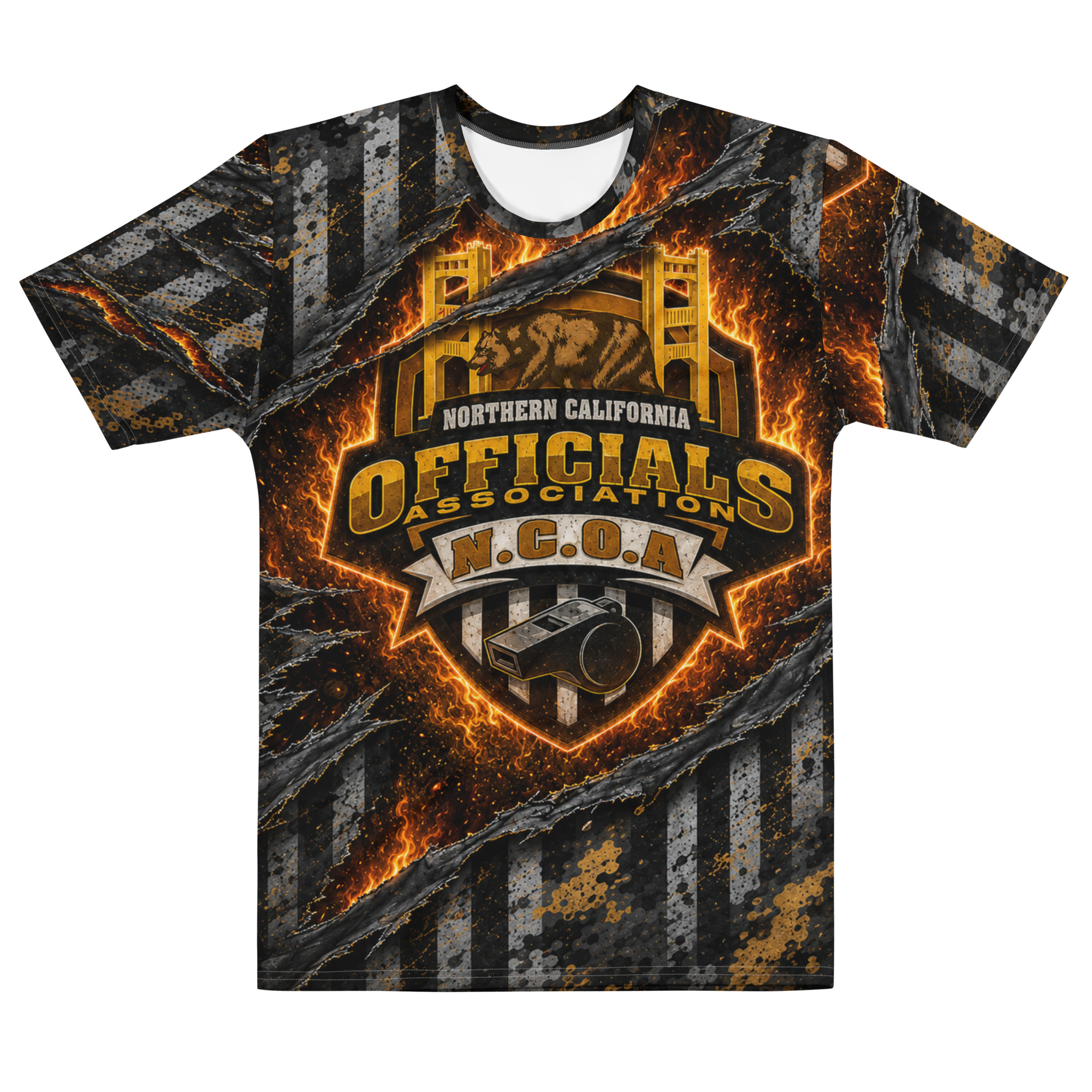 Super Ref Men’s Cotton Crew Neck T-Shirt